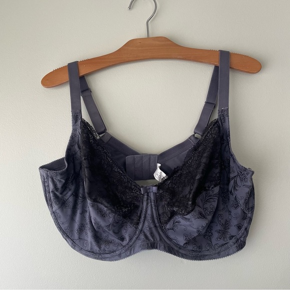 Wonderbra Floral Lace Full Support Underwire Bra Plus Size - Picture 2 of 6